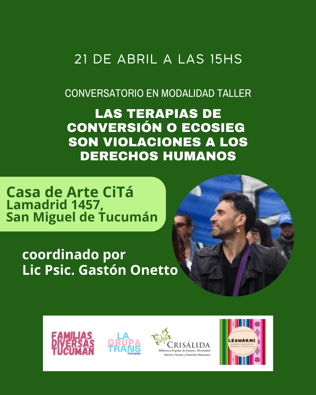 Hablemos de ECOSIEG (Terapias de Conversión).